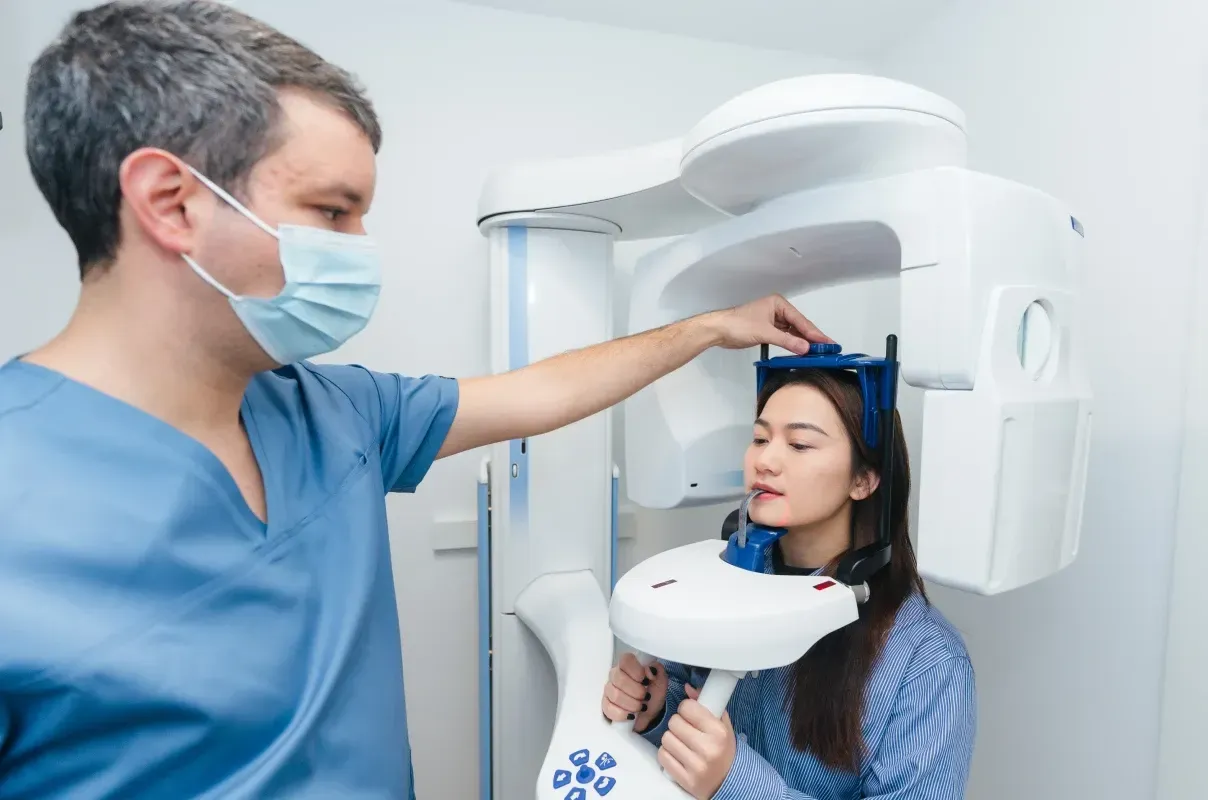 Technologies du cabinet des Drs Kaabar & Deschatres : radiographie 3D dentiste Antony